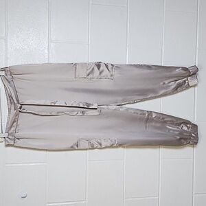 Sincerely Jules Satin Cargo Jogger Dress or Lounge Pants